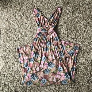 Long Floral Maxi Dress | Small
